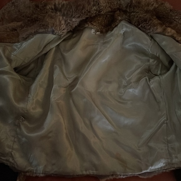 Rabbit fur jacket size 12 - Picture 8 of 8